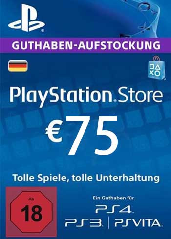 PlayStation 75 Euro Gift Card Germany Digital Code