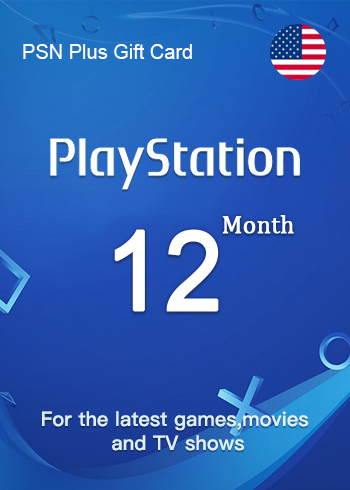 PlayStation Plus 12 Months Membership Card United States Digital Code