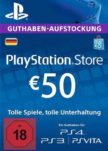 PlayStation 50 Euro Gift Card Germany Digital Code