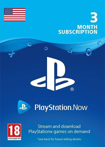 PlayStation Now 3 Months United States Digital Code